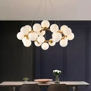 Đèn Thả Nordic Vòng Tròn 25 bóng TDC-215