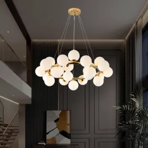 Đèn Thả Nordic Vòng Tròn 25 bóng TDC-215