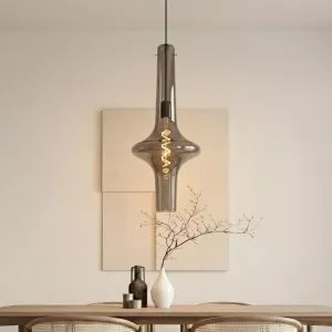 Đèn thả decor – thủy tinh khói, thiết kế dạng ống TDC-706