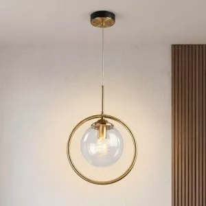 Đèn thả decor – thiết kế khung kim loại phối chao tinh nghệ thuật TDC-86