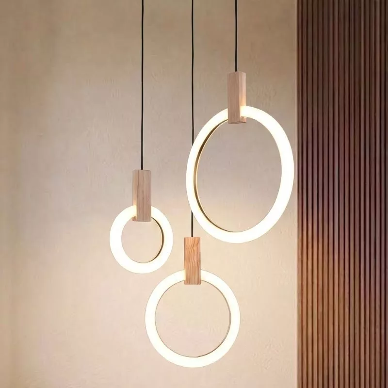 Đèn thả decor - thiết kế vòng tròn, led hiện đại TDC-94