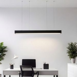 Đèn thả máng văn phòng mặt 10cm, thân Đen/Trắng giá rẻ   TVP-1100