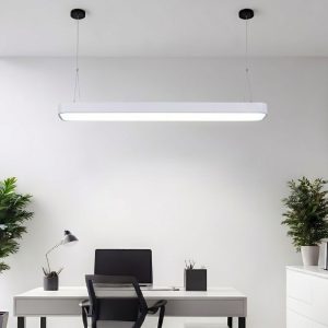 Đèn thả máng thả văn phòng mặt 20cm, bo canh TVP-1104