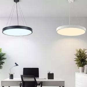 Đèn máng thả văn phòng dạng tròn kín 60cm TVP-1107