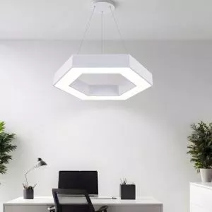 Đèn thả máng thả văn phòng lục giác, mặt hở TVP-1108