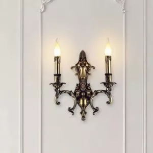 Đèn vách đồng nguyên chất thiết kế tay nến VD-150