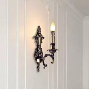 Đèn vách đồng nguyên chất thiết kế tay nến VD-150