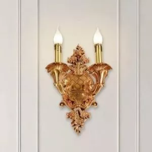 Đèn vách đồng nguyên chất thiết kế tay nến VD-157