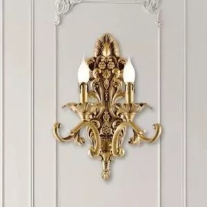 Đèn vách đồng nguyên chất thiết kế tay nến VD-181