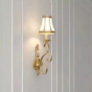 Đèn vách đồng nguyên chất, chao thiết kế VD-233