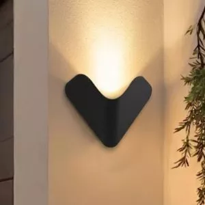 Đèn tường Led hiện đại ngoài trời, hắt 1 đầu, thiết kế nghệ thuật VNT-318