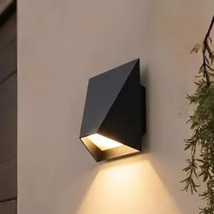 Đèn tường Led hiện đại ngoài trời, hắt 1 đầu, thiết kế nghệ thuật VNT-319