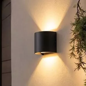 Đèn tường Led hiện đại ngoài trời, hắt 2 đầu, thiết kế nghệ thuật VNT-321