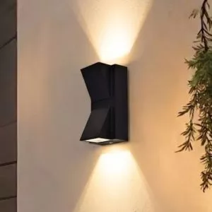 Đèn tường Led hiện đại ngoài trời, hắt 2 đầu, giá rẻ VNT-324
