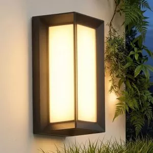 Đèn tường Led hiện đại ngoài trời, thiết kế hình khối chữ nhật VNT-328