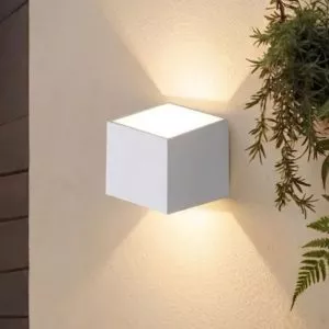 Đèn tường Led hiện đại ngoài trời, hắt 2 đầu, thiết kế nghệ thuật VNT-347