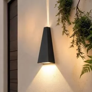 Đèn tường Led hiện đại ngoài trời, hắt 2 đầu VNT-375