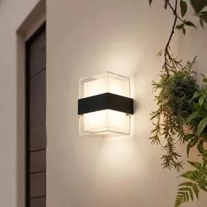 Đèn tường Led hiện đại ngoài trời, thiết kế hình khối chữ nhật VNT-376