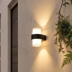Đèn tường Led hiện đại ngoài trời, thiết kế hình khối trụ VNT-377