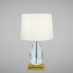Đèn bàn chao vải trắng, thân phale cao cấp DB-346