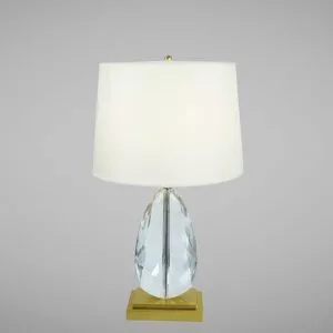 Đèn bàn chao vải trắng, thân phale cao cấp DB-346