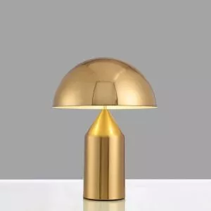 Đèn bàn thiết kế hình nấm, si vàng đồng cao cấp DB-308
