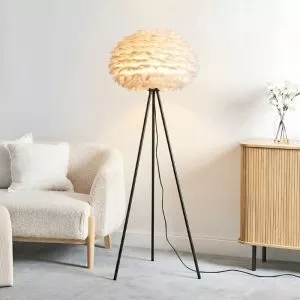 Đèn cây đứng, thiết kế lông vũ nghệ thuật DC-202