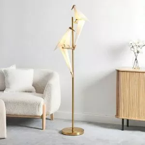 Đèn cây đứng chim Hạc nghệ thuật DC-648/2