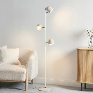 Đèn cây hiện đại, thân trắng DC-6520