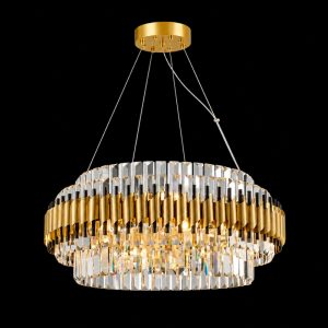 Đèn chùm pha lê phối kim loại cao cấp DC-120