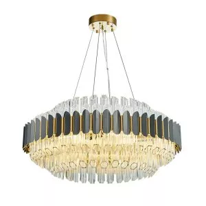 Đèn chùm phale, thiết kế kiểu tròn, ống thủy tinh cao cấp DC-126