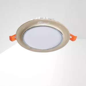 Đèn downlight âm trần 3 chế độ cao cấp, mặt lồi, viền màu kem – Anfaco AFC437