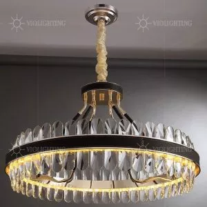 Đèn chùm phale, thiết kế thả tròn, thẻ phale trắng cao cấp DC-119