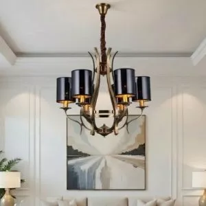 Đèn chùm phòng khách-bàn ăn phong cách Vintage DC-2019