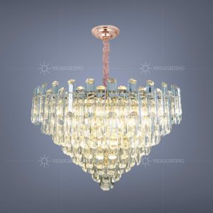 Đèn chùm phale, thiết kế kiểu tròn, thẻ phale K9 cao cấp DC-1052