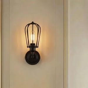 Đèn gắn tường decor giá rẻ thiết kế lồng sắt VDC-510