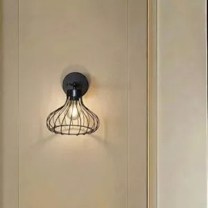 Đèn gắn tường decor giá rẻ, thiết kế lồng sắt VDC-543