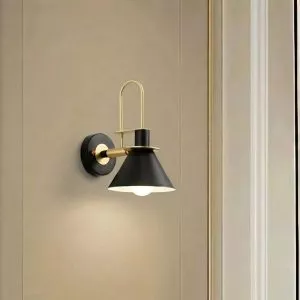 Đèn gắn tường decor, thiết kế chụp sắt cụp hiện đại VDC-522