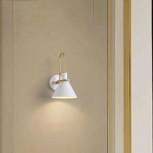 Đèn gắn tường decor, thiết kế chụp sắt cụp hiện đại VDC-522