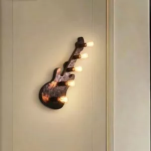Đèn gắn tường decor, thiết kế hình đàn Guitar nghệ thuật VDC-631