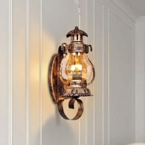 Đèn gắn tường giả cổ, thiết kế kiểu đèn bão VDC-657