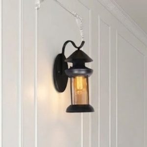 Đèn gắn tường giả cổ, thiết kế kiểu đèn bão VDC-659