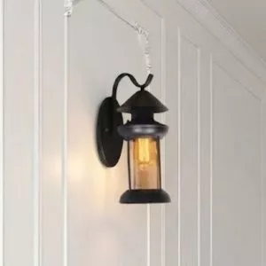 Đèn gắn tường giả cổ, thiết kế kiểu đèn bão VDC-659