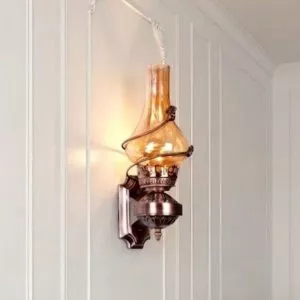 Đèn gắn tường giả cổ, thiết kế kiểu đèn dầu VDC-667