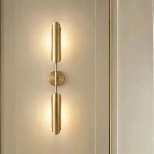 Đèn gắn tường nghệ thuật, kim loại thiết kế ống tre VDC-583