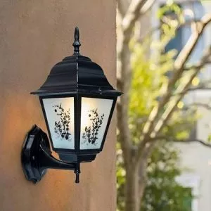 Đèn gắn tường ngoài trời giá rẻ, thiết kế hoa văn, cổ điển VNT-510
