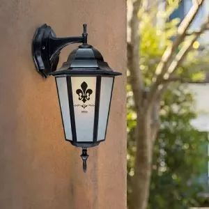 Đèn gắn tường ngoài trời giá rẻ, thiết kế hoa văn, cổ điển VNT-511