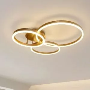 Đèn ốp trần hiện đại, 3 vòng tròn xếp nghệ thuật OT-014