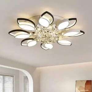 Đèn ốp trần hiện đại, thiết kế bông hoa, phối phale nghệ thuật OT-068