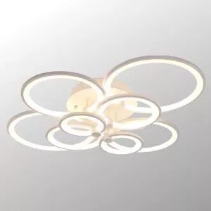 Đèn ốp trần hiện đại, thiết kế vòng tròn đan xen OT-043